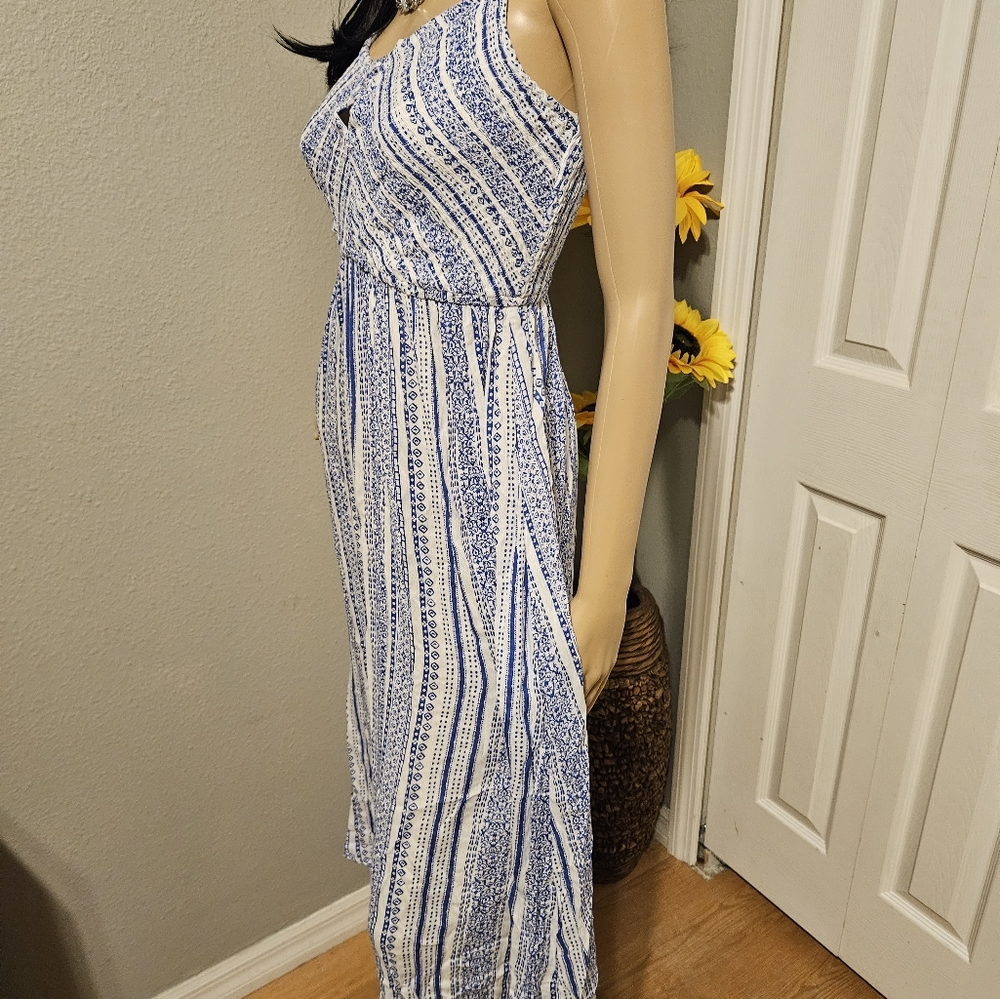 Japna Blue and white striped maxi dress SIZE S